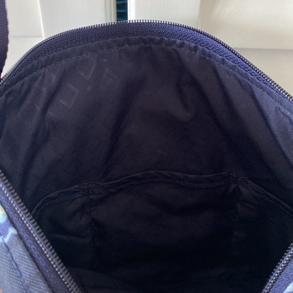 Vera Bradley Hipster crossbody purse bag NWT blue lighten up lotus flower swirl - Picture 4 of 6